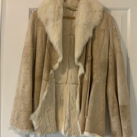 Jackets & Blazers - Fur rabbit coat